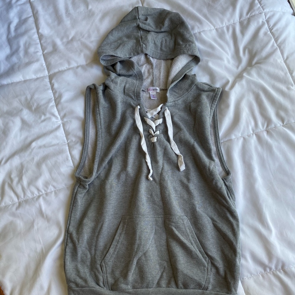 Sleeveless Workout Hoodie